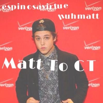 PLEASE HELP ME GET MATTHEW ESPINOSA TO SEE THAT CONNECTICUT REALLY DOES EXIST! PLEASE TWEET #MattToCT @espinosavirtue and @huhmatt
