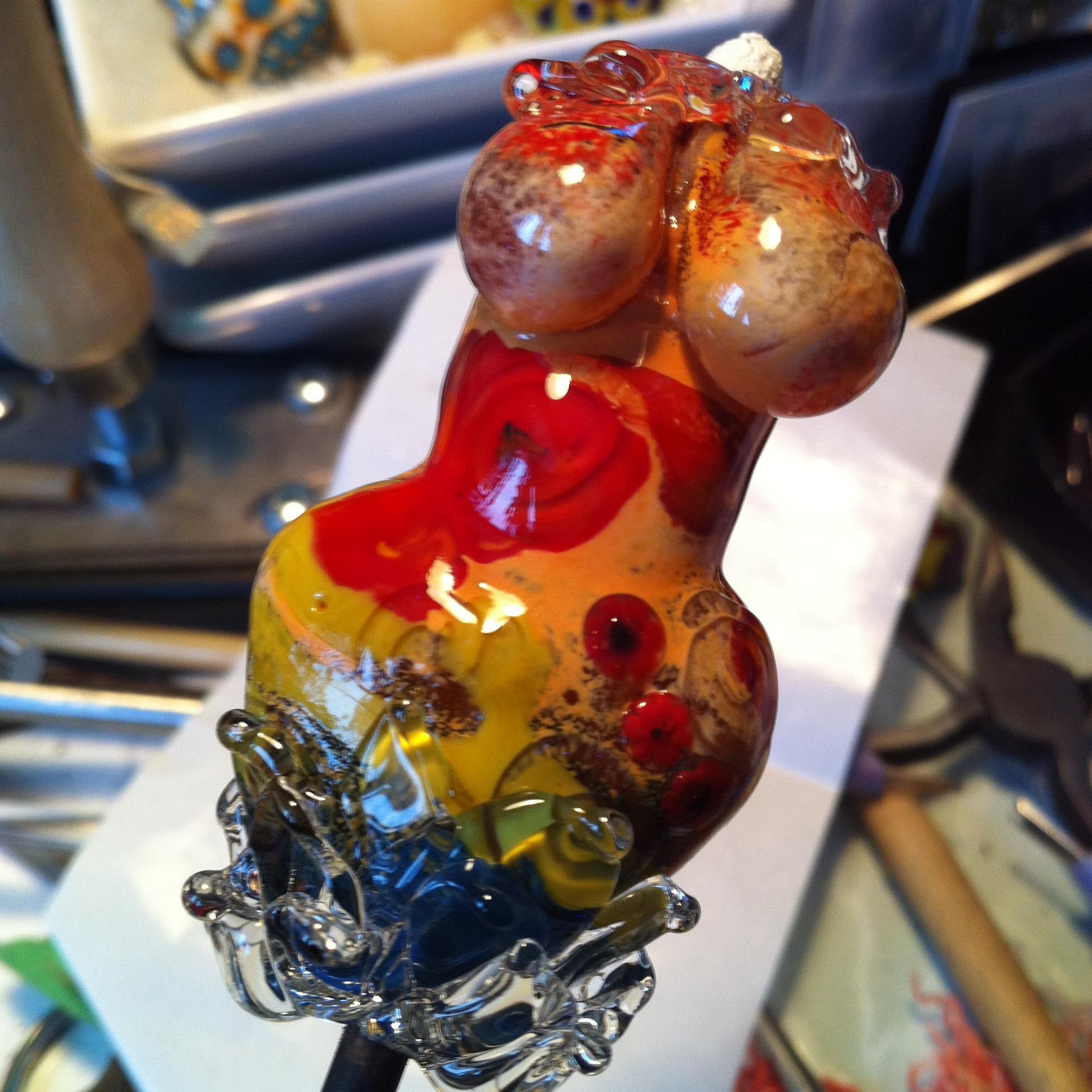 I'm a glass artist who creates one of a kind, handmade glass beads and sculptures... (formerly ShebaMakeda Glass Art).