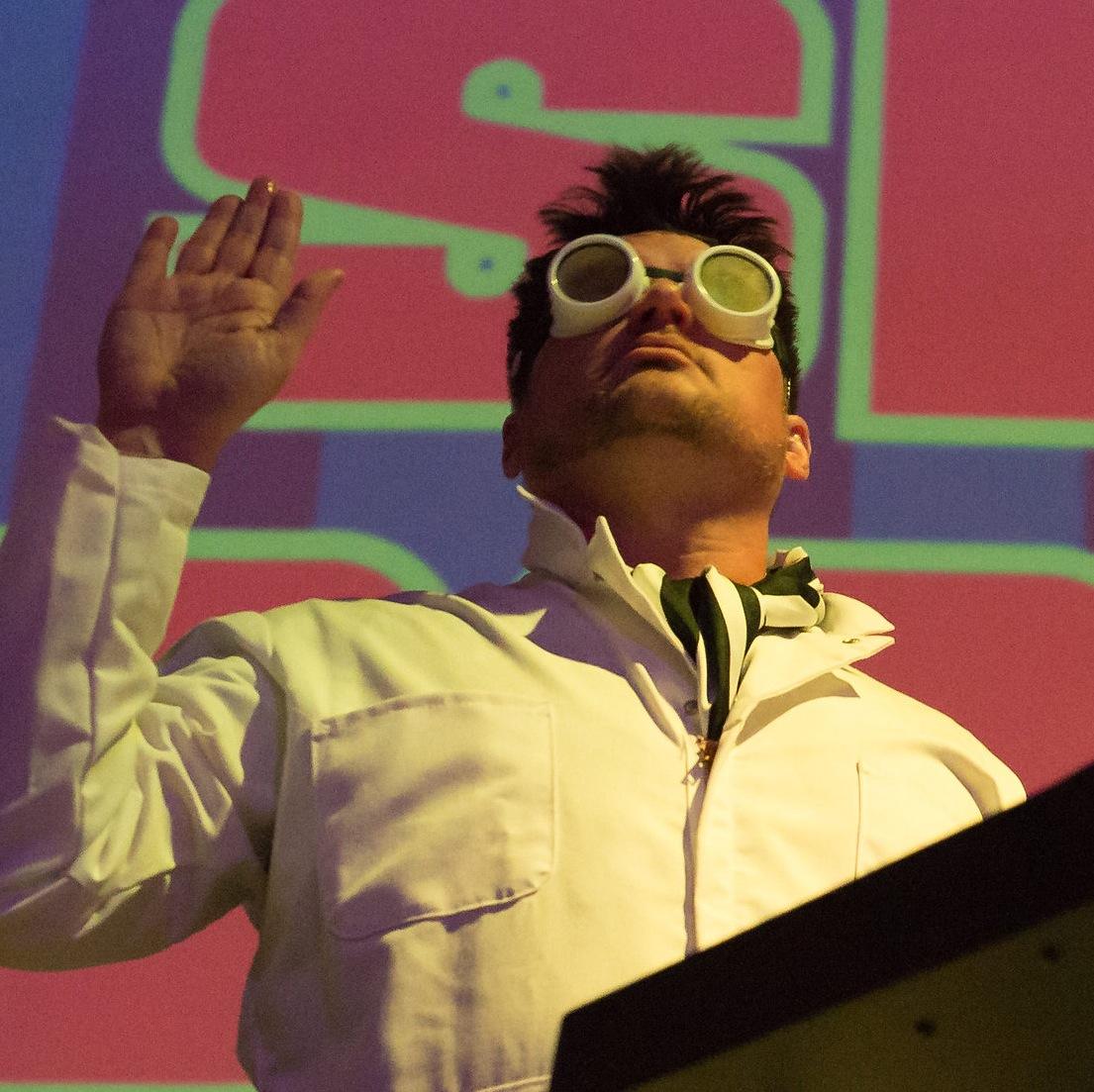 THE SUBPOENAED LEMUR VOCODER ORCHESTRA = An EDM Esquivel OR Like Kraftwerk - if they got their own joke OR J Dilla’s DONUTS as a Broadway Musical