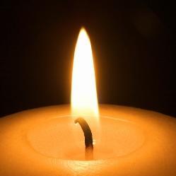 Lighting a candle - illuminating our corner of the world.