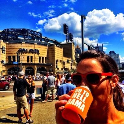 PeaceLoveAndTN's profile picture. a heart on the run keeps a hand on a gun.