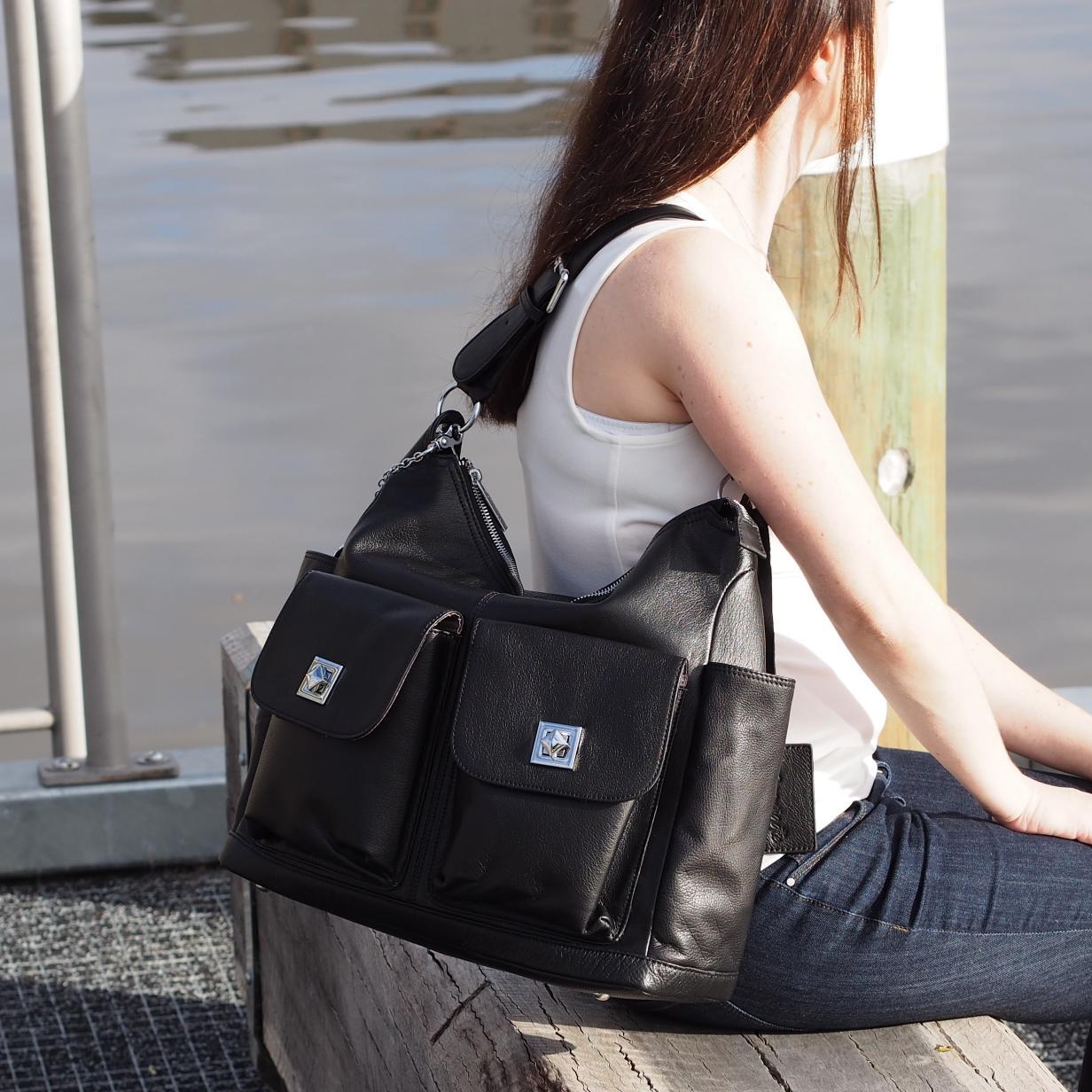 Luxury leather nappy bags and accessories. Designed in Australia.