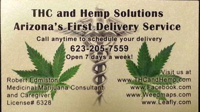THC and Hemp Solutions is a medicinal marijuana consultation business located in Buckeye Arizona. We are here to provide quality medication to patients :)
