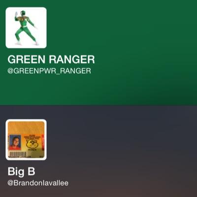 WE STAND TOGETHER AS ONE im @BrandonIavallee. Green Ranger is on vacation