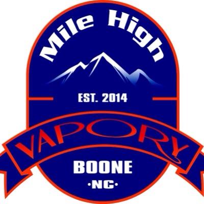 Hand crafted premium e-liquid, local glass, and smiling faces located at 432 w king st in Boone NC.