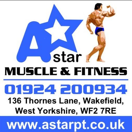 astar_pt's profile picture. Astar Muscle and Fitness is Wakefield's Newest fitness venue COME VISIT US TODAY.
Open 7 days a week. 
Mon - Fri 6.30am-9pm
Sat 8am - 4pm
Sun 9am - 2pm