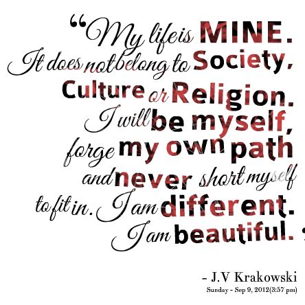 Don't get my personality and my attitude twisted, because my personality is ME, and my attitude depends on YOU!