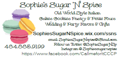 Only the finest Italian Cakes, Cookies & Pastries. Send me 5 email address referrals & receive a free sample. Questions? email us Sophiessugarnspice@iCloud.com