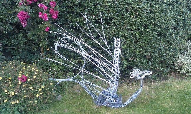 scrapyardqueen's profile picture. Artist in metal, junk, sculpture, installation, intervention, illusion & theatre design. Adventures in boundary paradox echo fragment memory mirror light shadow