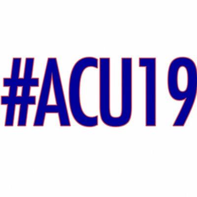 Follow along for ACU updates and use #ACU19 to win weekly prizes!