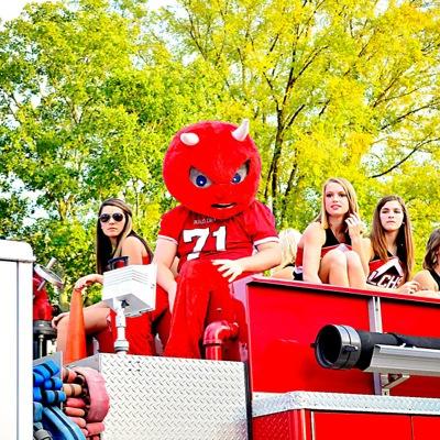 Mascot of LCHS. Go Big Red DM for ideas for anything and everything.