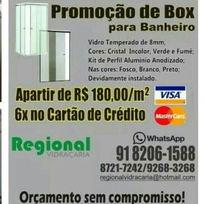 Tudo em: Portas, Janelas, Tampos, Sacadas, Corrimão, Box para Banheiro... e Vidros em Geral.