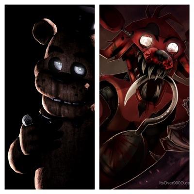 freddy:'hello kids im freddy the fazebear and where freddy come kids lest call him foxy'.foxy:come out-arrr you better be getting or you the pank!