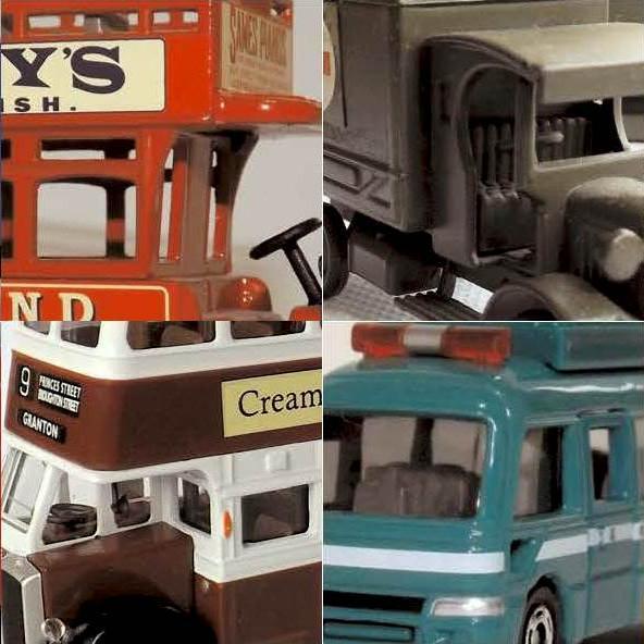 Collector & reseller of diecast, slot-racing, radio-controlled models, models of classic cars, WW1 & vintage buses, and retro trains.