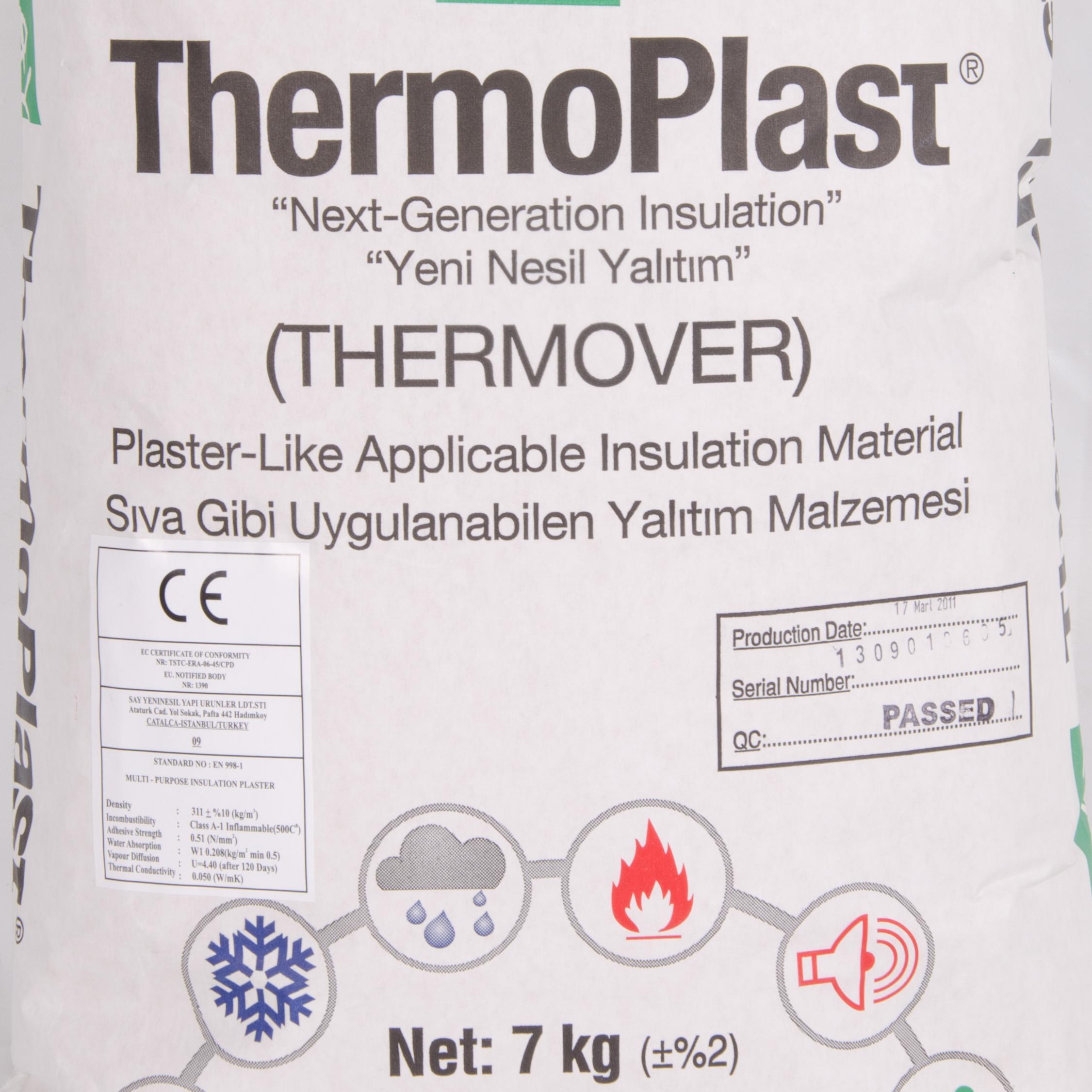 Türkiyenin genleştirilmiş camdan yapılan tek yalıtım sıvası 02626432411-05327431765 mehmet@thermoplast.com.tr