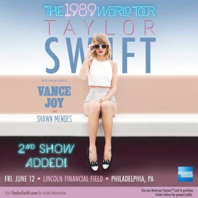 going to the 1989 tour in philly? Follow here for pre show meet up info, share where your seats are and meet other swifties who are also going!