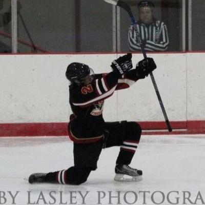 Puck, Junior A Firehawks #28, rise and grind.