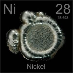 I am a element! Ni my atomic # 28, my average atomic mass is 58.69, silvery-white in color and a transition metal