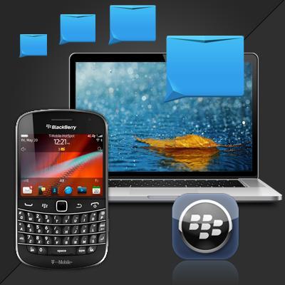 DRPU Bulk Sms software send group text message from blackberry phone