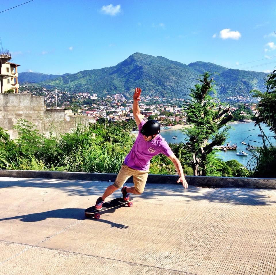 A traveling Downhill Skateboarder and Event Producer representing Ryders Eyewear, I/O Merino and Innate Gear