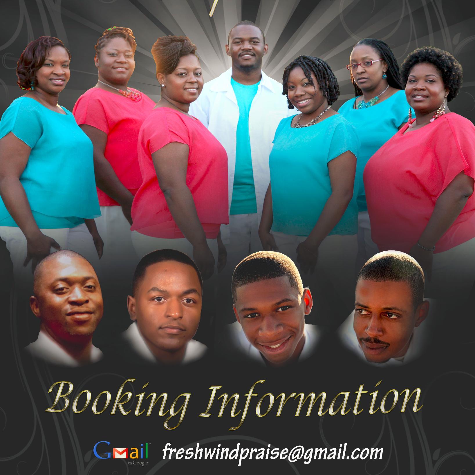 Fresh Wind is a praise and worship group dedicated to lifting up the name of Jesus through song. Appointed to Praise...Anointed to Worship #ICantHelpButPraise