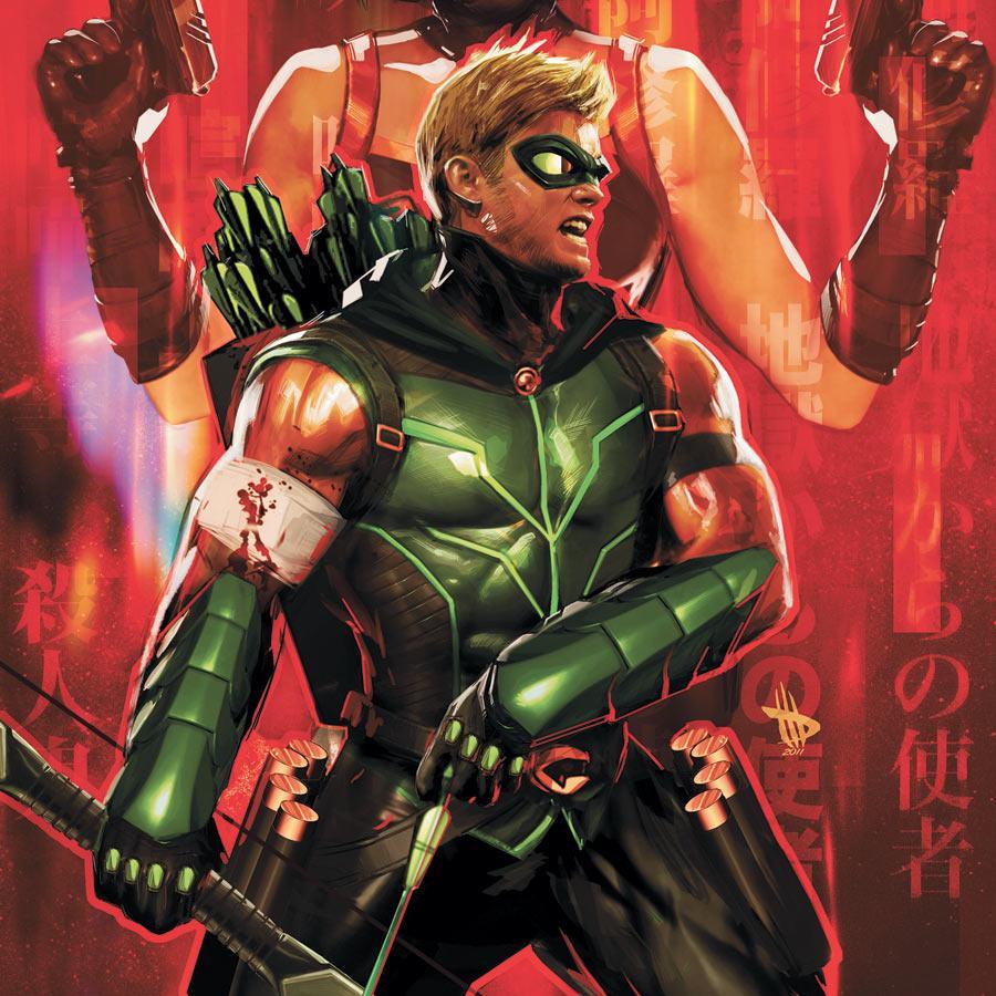 A bow an arrow, it makes a difference, I fight for justice in a classical way, who would have thought to see a Robin Hood in modern criminal street. (DC/RP)