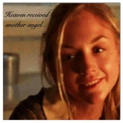 You're gonna miss me when I'm gone, Daryl Dixon. Now that I'm gone I'll look over my family. Heaven has exepted me. I miss them.