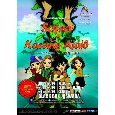 Sofea Dan Kacang Ajaib adalah sebuah pementasan teater utk penilaian bg pelajar teater diploma tahun 2 sem 1 yg dinilai dibwh subjek Produksi Teater Kanak-Kanak