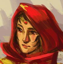 A girl wrapped in red. A wolf fleshed in the guise of a woman. A monster hiding in plain sight.