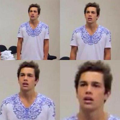 Austin is way hotter than my body when I have fever