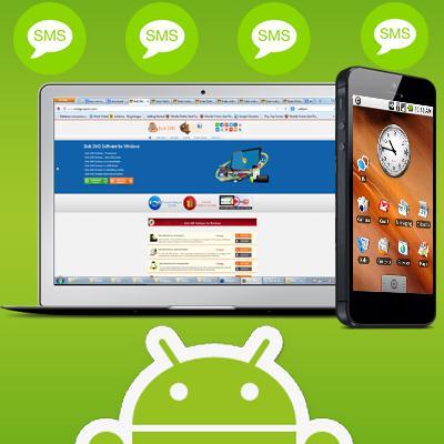 Bulk SMS Software for Android Mobile Phones provides complete solution to send group text messages from PC using android technology based devices