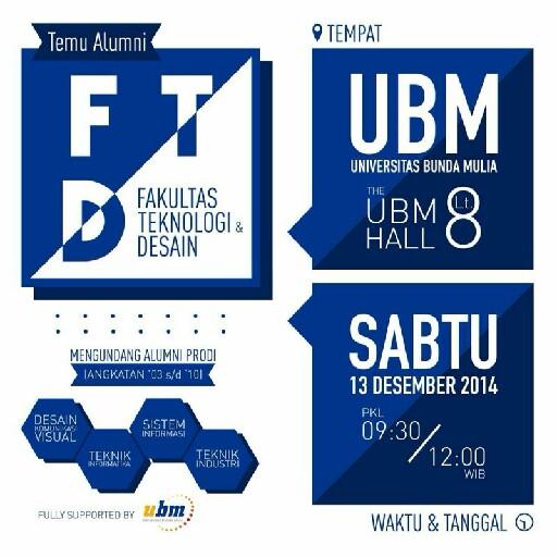 Ikatan Alumni Prodi Sistem Informasi Universitas Bunda Mulia. CP: ilsi.ubm@gmail.com