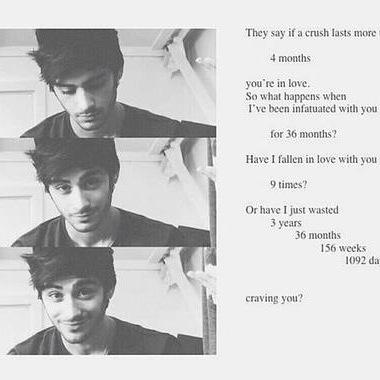 Il problema è che sono totalmente, incondizionatamente ed irremediabilmente dipendente da zayn.