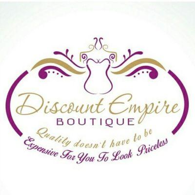 Discount Empire Boutique
Quality doesn't have to be expensive for YOU to look PRICELESS!
1818 N Pine Island Rd Plantation, FL 33322 954-475-9219