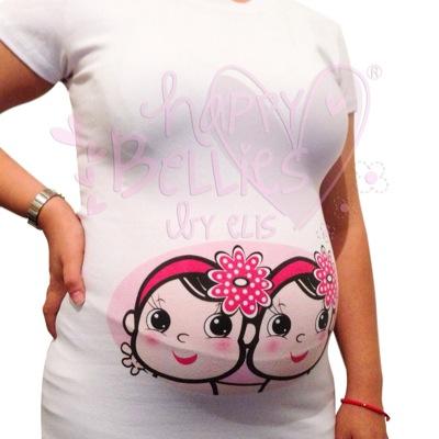 Playeras de maternidad para pancitas felices Happy Bellies By Elis