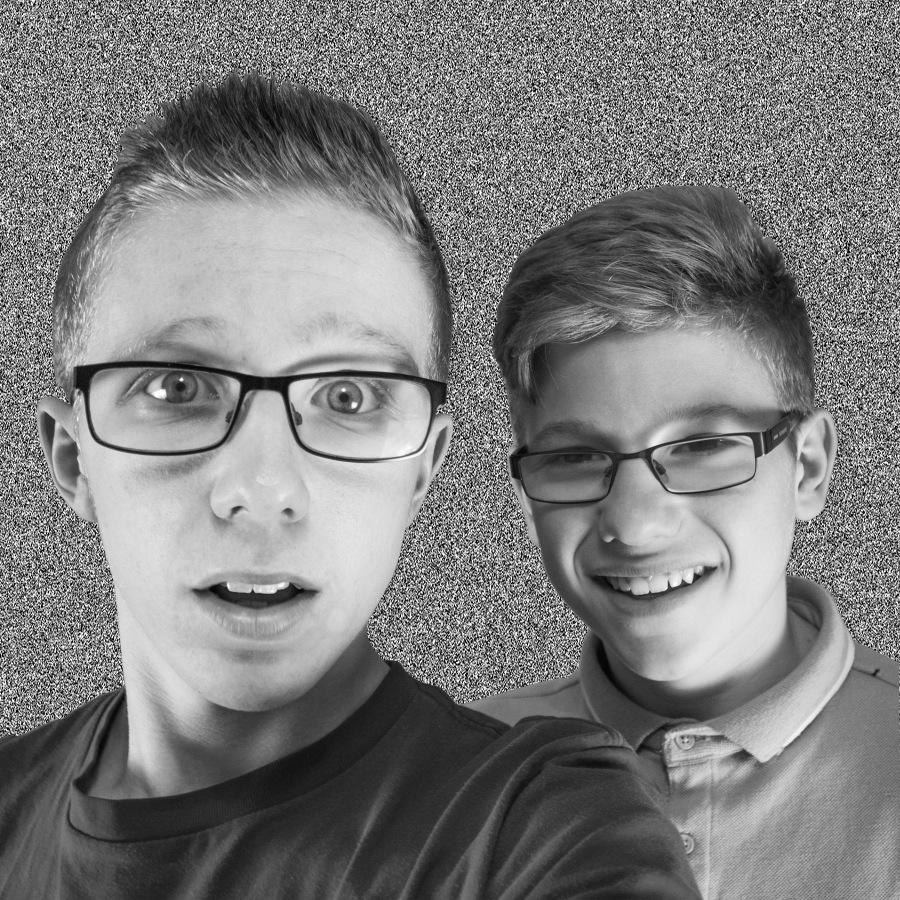 Two brothers creating creative content.