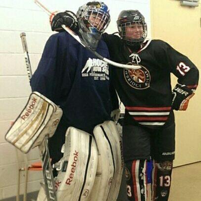 I stopped a puck once