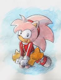 Hi I'm Rosey the Rascal I have a spiked hammer and I love hanging out with friends #married to @clasic_sonic I love him IF YOU TOUCH HIM YOU'LL SEE MY HAMMER!