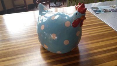 ⭐ Pastel blue chicken/ Polka Dots /yasss / Kumquat Mae mascot⭐