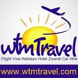wtmTravel's profile picture. 786 | WTM Travel is a leading UK travel agent supplying cheap Flights, Hotel, Package, Visa and corporate travel solutions. Call NOW 02082082277