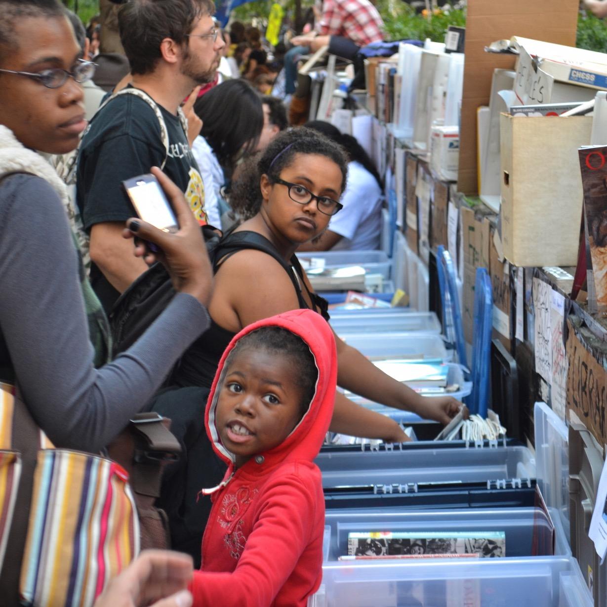 The People’s Library is the collective, public, open library of the Occupy Wall Street leaderless resistance movement.