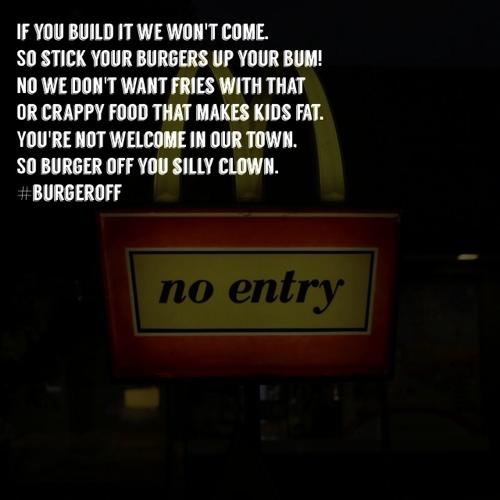 Tecoma still says NO to McDonald's. Visit http://t.co/h1sprvQRcO
Admin: @thatdavidhooper
http://t.co/3AciP096kg