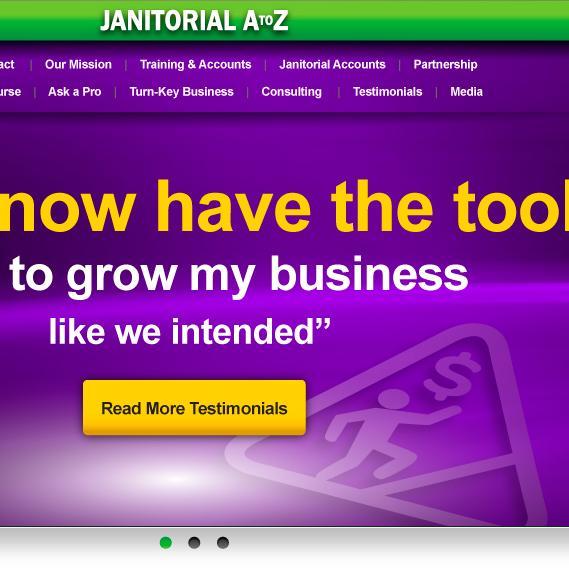 Janitorial business consulting for starting or improving your business anywhere in the U.S Phone: 1 (800) 920-0635 or info@janitorialatoz.com