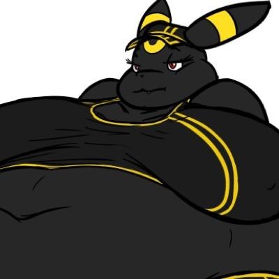 A large Umbreon, who prefers to be quiet. She prefers not to talk about the size of her stomach much. |Level 60|