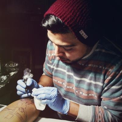 Trying to figure out what life is about day by day. Tattoo artist get at me!
