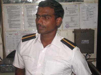Me from india. second officer Merchant navy Let us always meet each other with a smile, for the smile is the beginning of love.