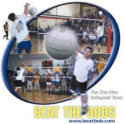 One Man Volleyball- Inspirational speaker, 5,000,000+ fans, 5,600 gymnasiums, 'Guinness Book of World Records' and 'Ripleys Believe it or Not' record holder.