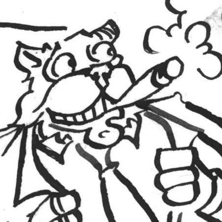 designer, cartoonist and stiff jointed karate obsessive