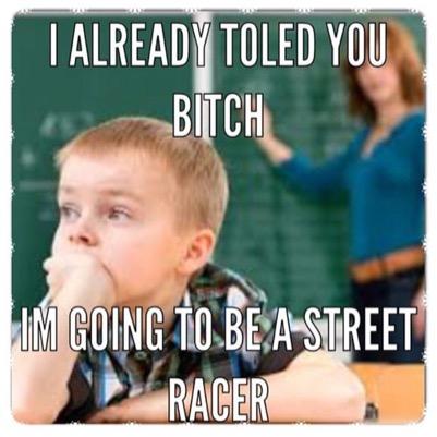 As I lay rubber down the street. I pray for traction I can keep , but if I spin & begin to slide, please dear God protect my ride