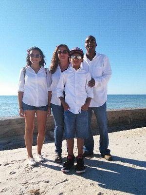 I have one beautiful daughter one handsome little man and an amazing husband.  My kids play many sports and keep me very busy. I love my fam!!!